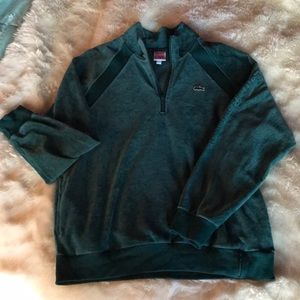 Supreme LACOSTE Velour Pullover Track Jacket